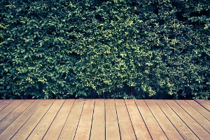 Terrasse en bois en région de Namur